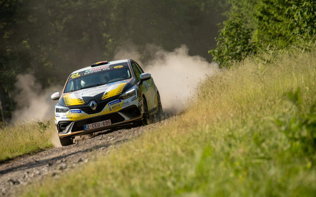 LANDER DEPOTTER VAN START TOT FINISH IN DE RALLY OF BERTRIX